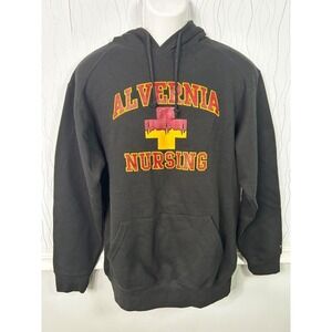 Badger Sport Alvernia Nursing Hoodie Black Red Yellow‎ Pullover Sweatshirt  M